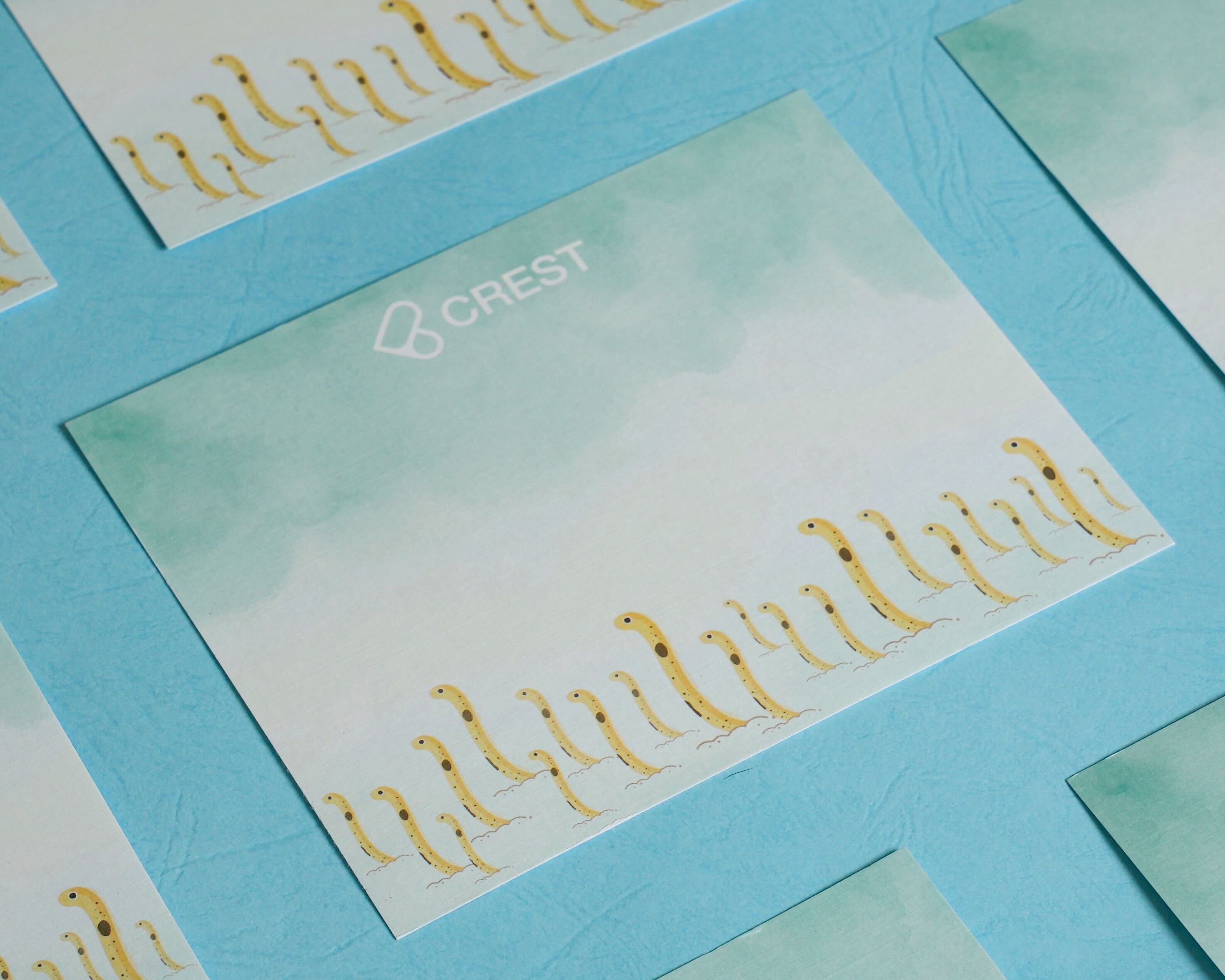 CREST Postcard: Watery Journal Series - Garden Eel