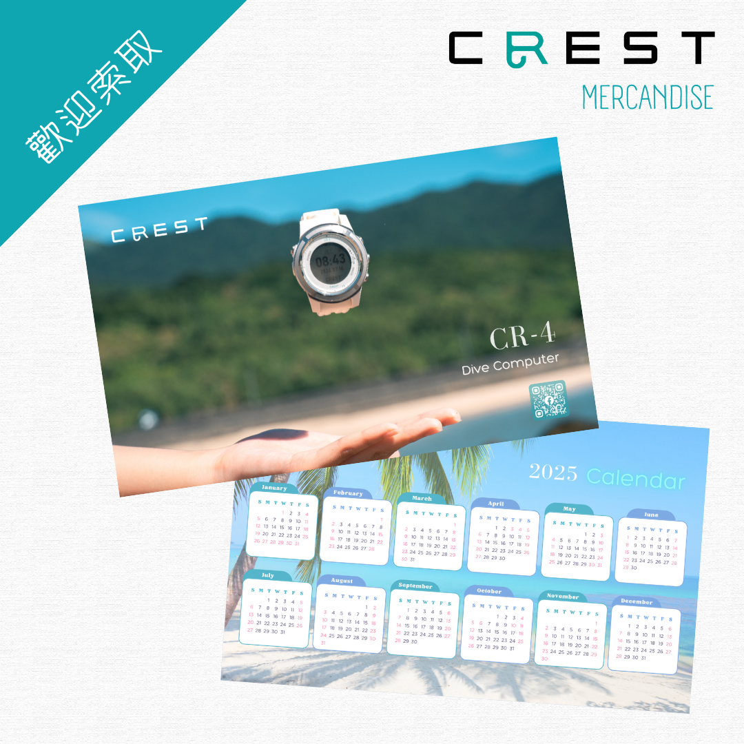 [Brand Promotion] CREST 2025 Small Annual Calendar-CR-4/CR-5L/CR-F