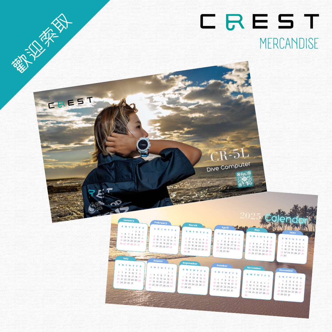 [Brand Promotion] CREST 2025 Small Annual Calendar-CR-4/CR-5L/CR-F