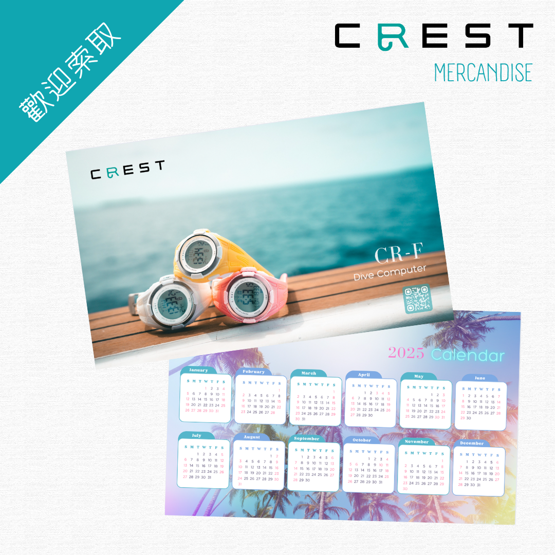 [Brand Promotion] CREST 2025 Small Annual Calendar-CR-4/CR-5L/CR-F