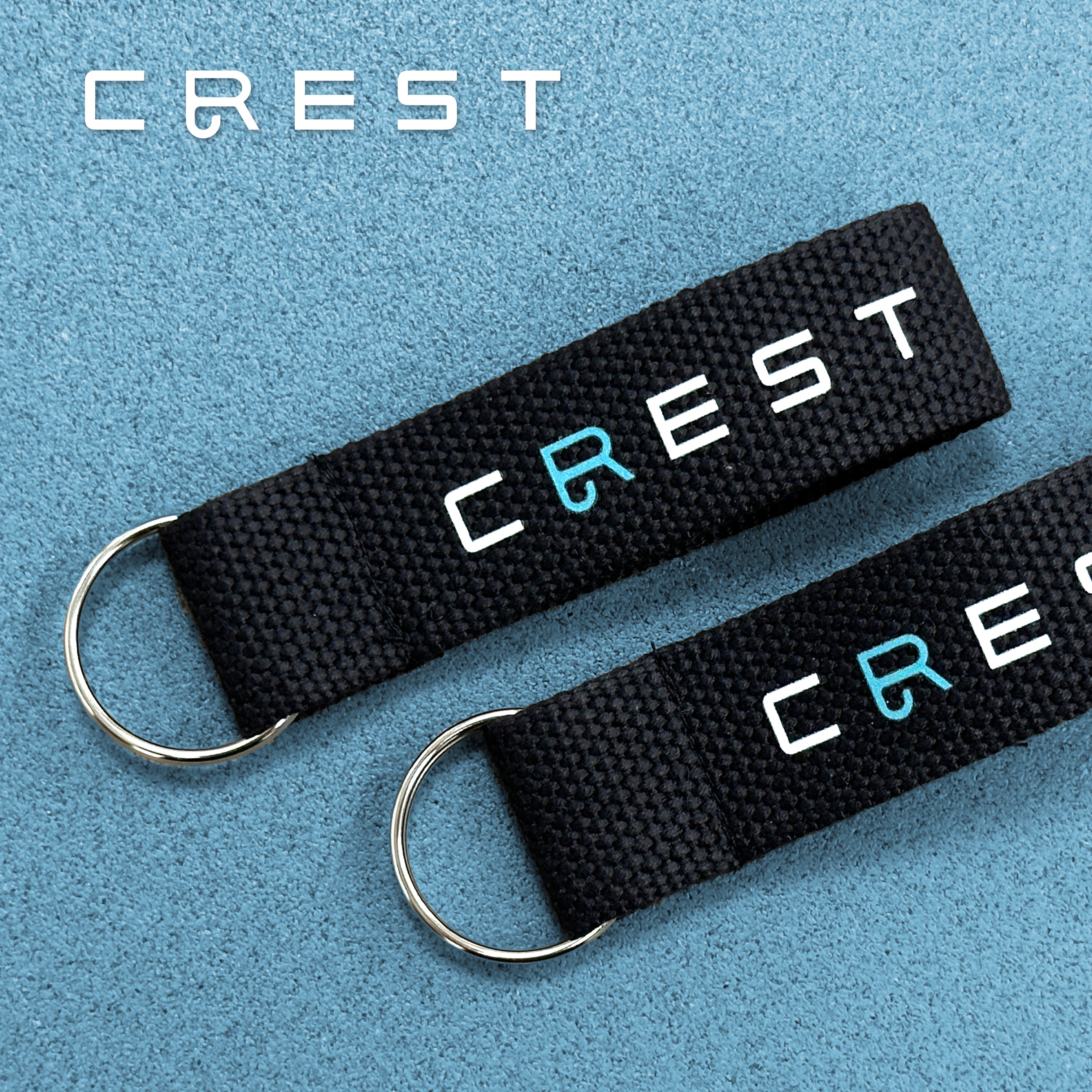 CREST Classic Woven Traveler Keychain