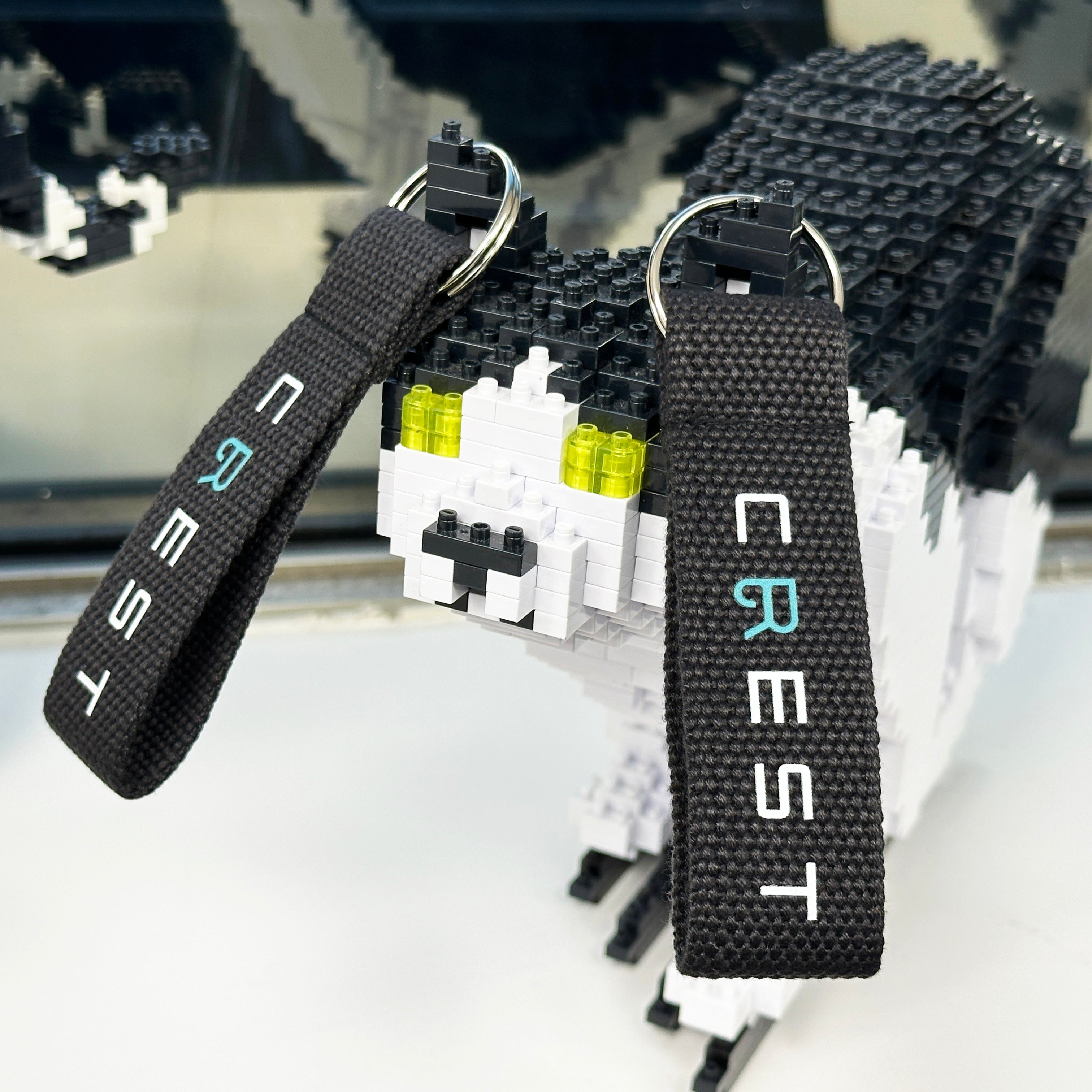 CREST Classic Woven Traveler Keychain