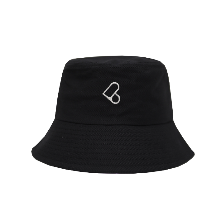 CREST Black Bucket Hat
